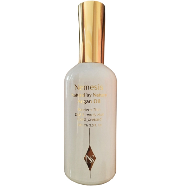 روغن آرگان اصل طبیعی و خالص نمسیس تقویت کننده و احیا کننده مو 100 میل | Nemesis natural by nature argan oil revives thin 100ml